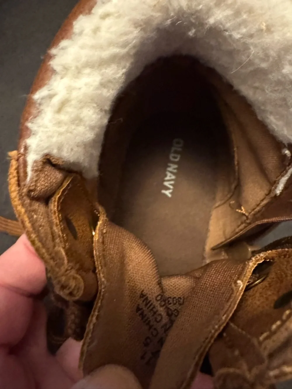 EUC- Toddler Boys Old Navy Brown Boots size 11 - Picture 11 of 12